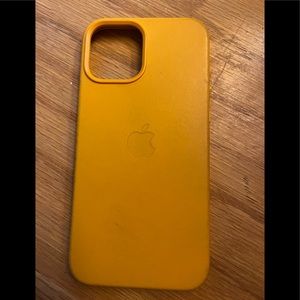 Apple iPhone 12 Pro Max Leather Case California Poppy